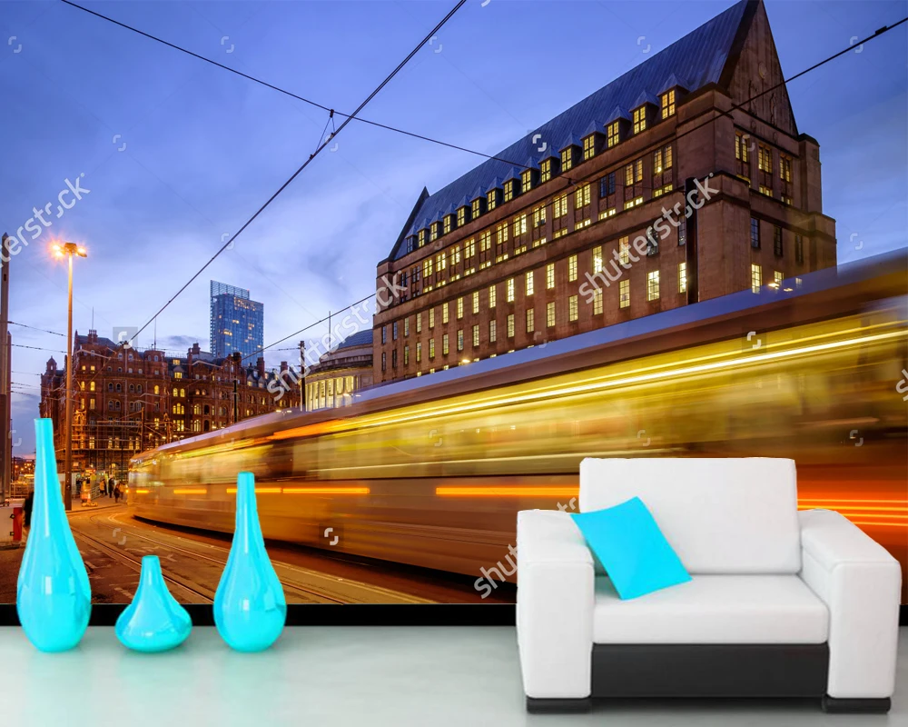 Обои для украшения дома на заказ городской пейзаж Манчестера гостиной спальни