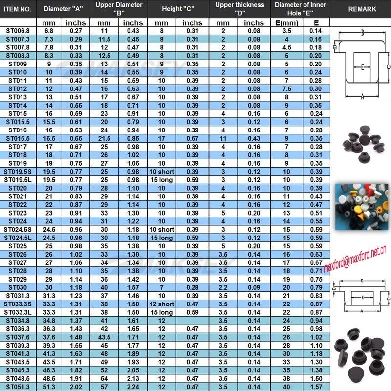 MAKSEY Silicone rubber Stoppers Plug Laboratory Test Tube Stopper Caps 25mm 26mm 27mm 28mm High temperature Sealing Gasket Cover