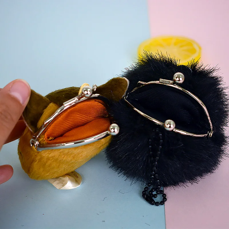 IVYYE 1 шт. Totoro Kitten Bus аниме, плюшевая Кошелек для монет, мягкая сумка для сменки монет, кошелек для денег, карта для хранения ключей, подарок для детей