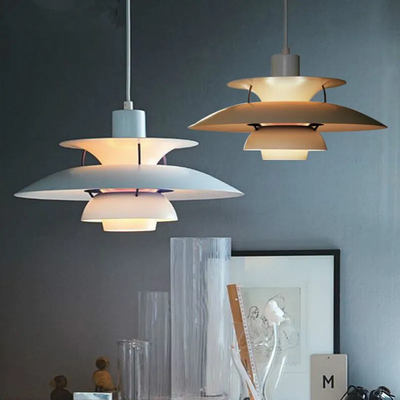 Post-современный дизайнер PH5 Алюминий E27 подвесной светильник для Обеденная