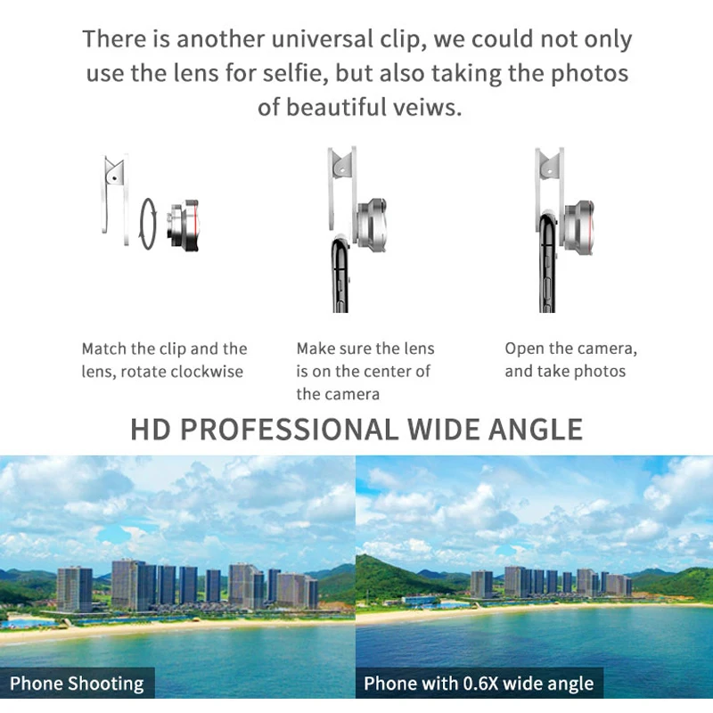 Селфи фотография 60 Светодиодный ная вспышка Портативный Мобильный объектив