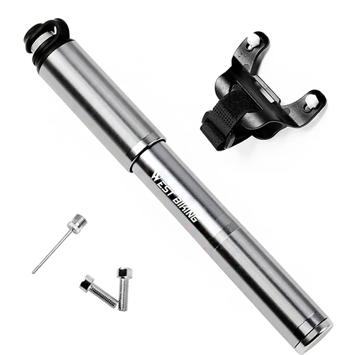Style A No Gauge WEST BIKING алюминиевый сплав мини велосипедный насос с манометром Schrader Presta насос для велосипедных шин велосипедный воздушный насос - Цвет: Style A No Gauge