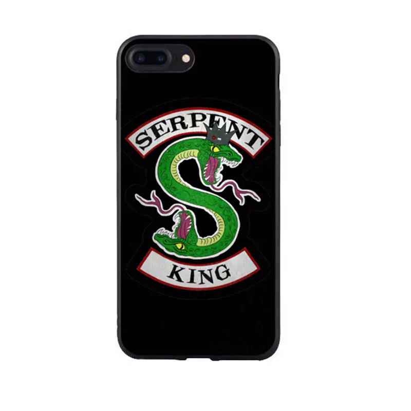 American Hot TV Riverdale Pintado South Side Serpents Case Capa Do Telefone Para O iphone X 8 7 6 Plus 5 4 Casos de Soft TPU | Мобильные