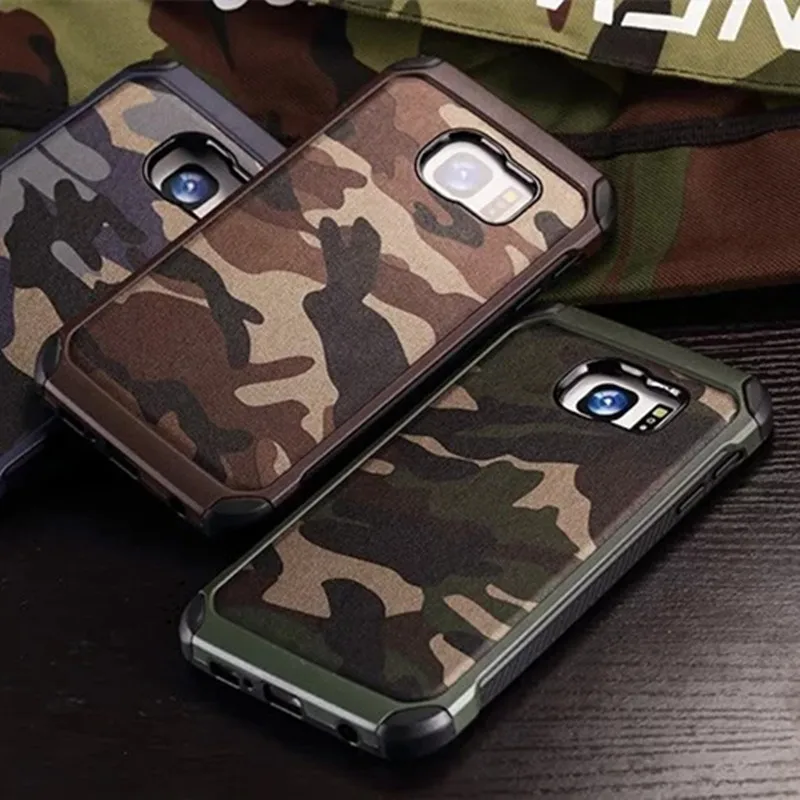 Army Camo Camouflage Patterned Case For Samsung Galaxy S9 S8 Plus S5 S6 S7 edge Note 9 8 Hard Plastic Soft TPU Armor Cover |