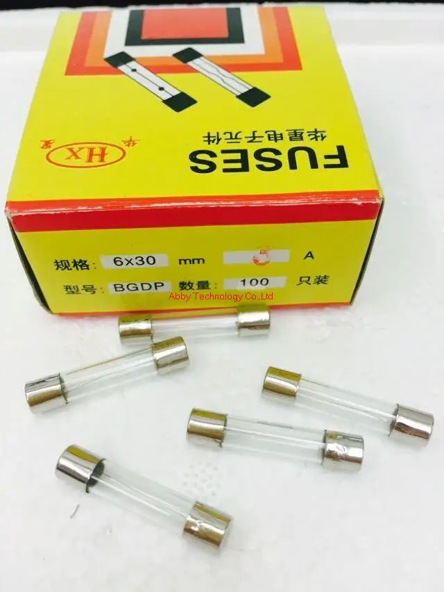 Бесплатная доставка 100 шт./лот предохранитель для быстрого Выдувания стекла 6 мм x