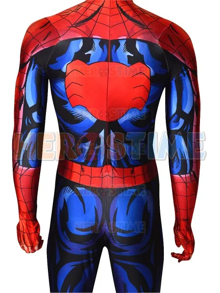 Костюм Человека паука высокого качества костюм с 3D принтом спайдермена из лайкры