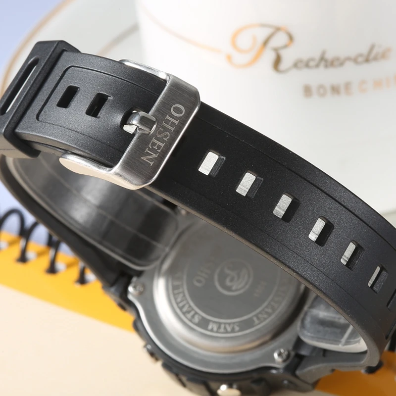 Модный бренд OHSEN горячая Распродажа Детские светодиодные цифровые часы для