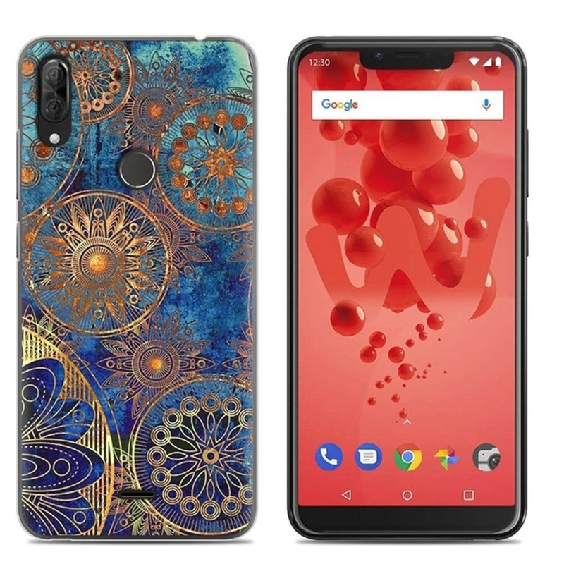Чехол для телефона Wiko View 2 Plus модный дизайн рисунок из ТПУ мягкий милый чехол