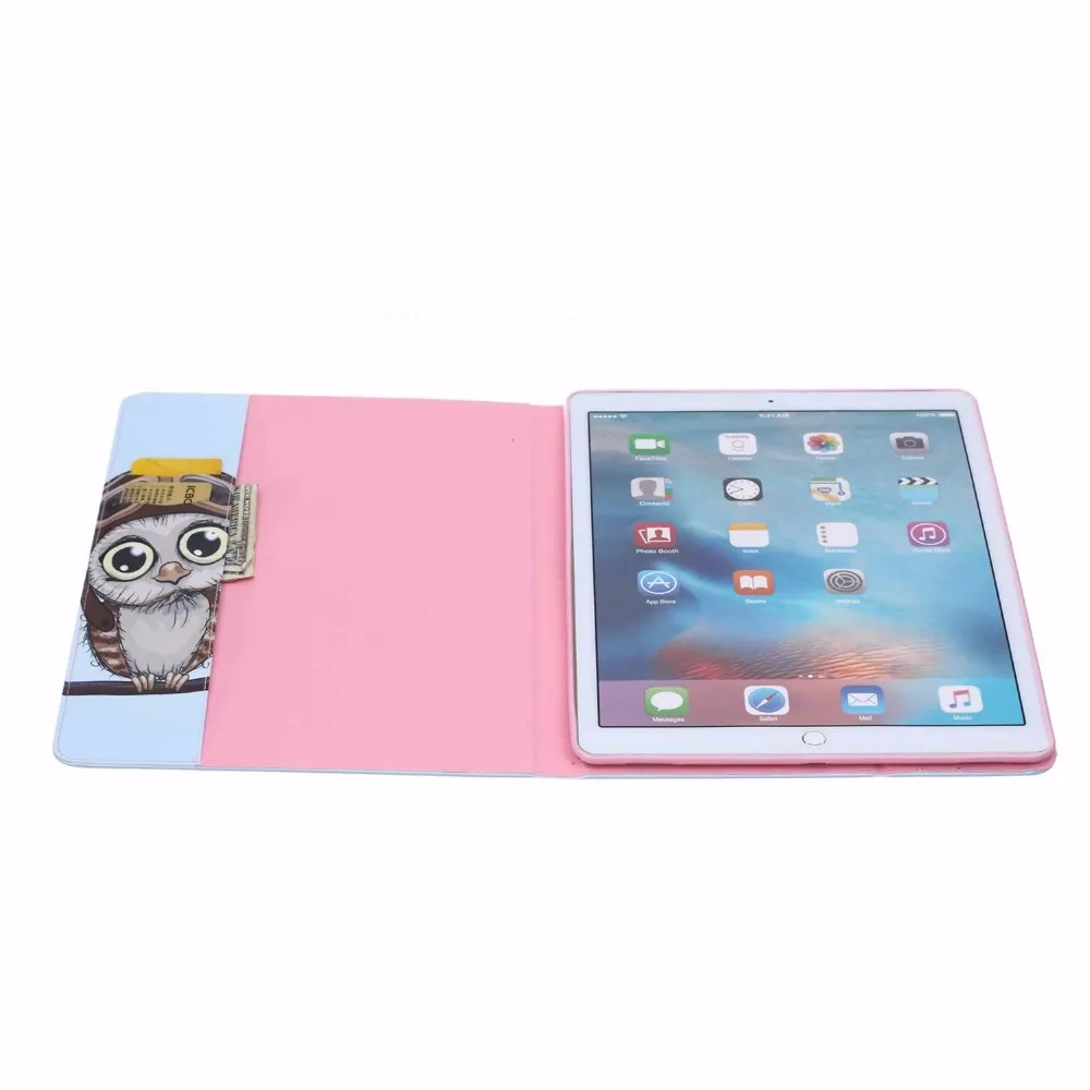 Чехол для iPad Pro 9 7 дюйма от garunk с рисунком милой совы кожаный защитный чехол