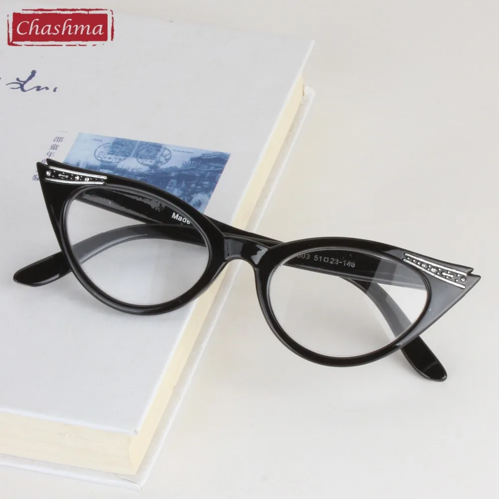 Chashma бренд для женщин Кошачий глаз Стекло es рамки кошачьи глаза чтение стекло