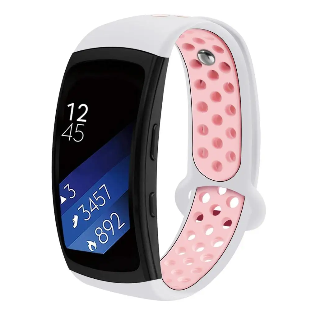 2 Ремешок для часов samsung gear fit2 ремешок samsung gear fit2 pro ремешок для часов силиконовый спортивный сменный Браслет 91029 - Цвет ремешка: 2