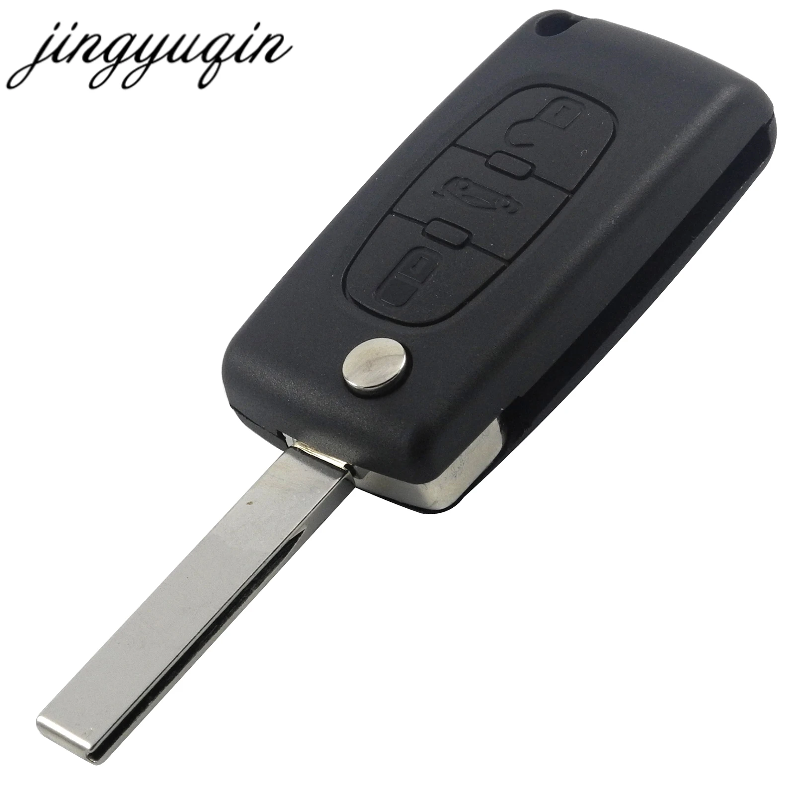 Брелок для ключей jingyuqin VA2/HCA с 3 кнопками CITROEN C2 C3 C4 C5 крышка C6 C8 пульт