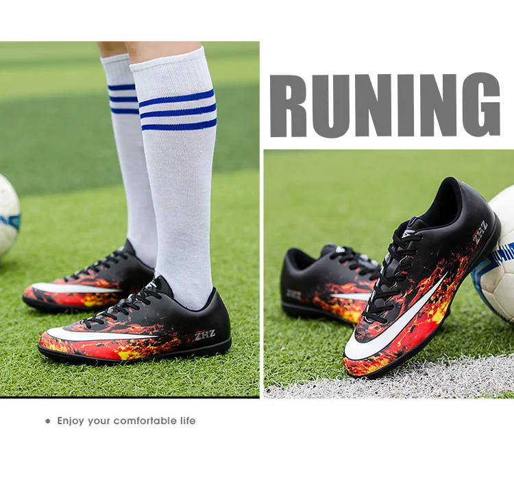ZHENZU бутсы футбольные для мальчика профессионального futbol Superfly Футбол сапоги дети мальчики Девочка футбольные бутсы кроссовки voetbal chaussure де ног
