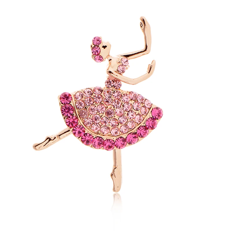 Брошь с балериной оптовая продажа Бесплатная доставка балетная девочка балерины