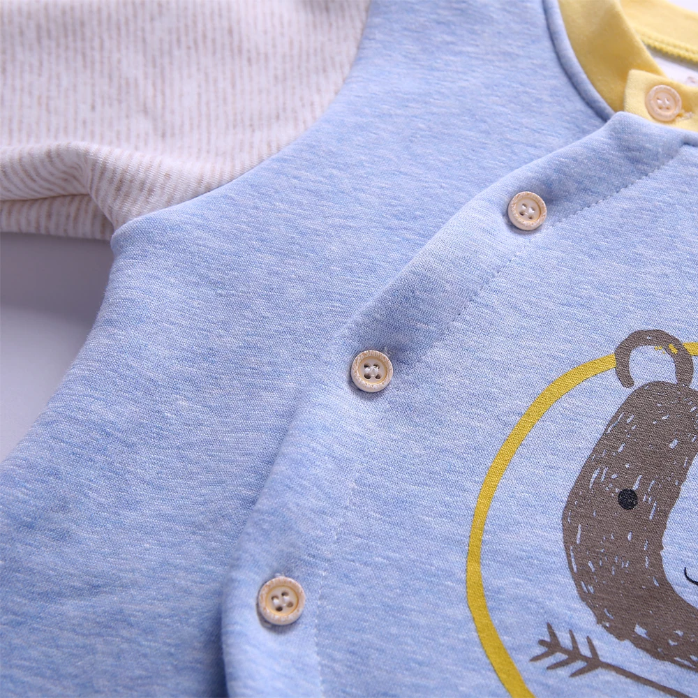 Newborn Cotton Cartoon Cute Animals Baby Rompers Long Sleeve Soft Colorful Toddler Carters Boy Girl Clothes Kids Jumpsuit | Детская