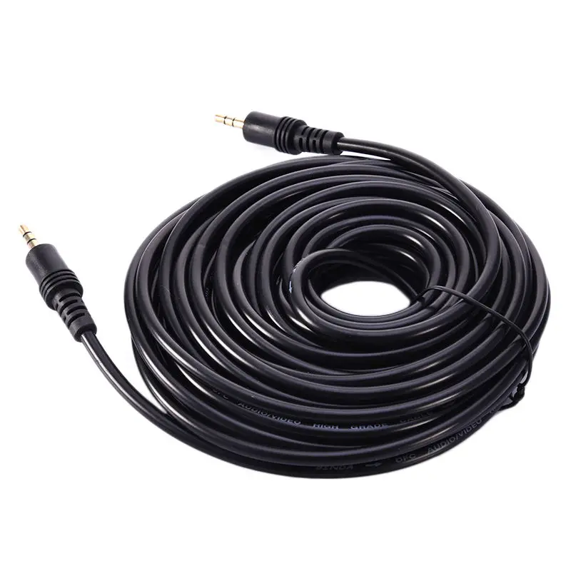 Mayitr 1.5/3/5/10M 3.5mm Male to Audio Stereo Aux Extension Cable Cord for TV Computer MP3|male male audio|3.5mm malemale audio |