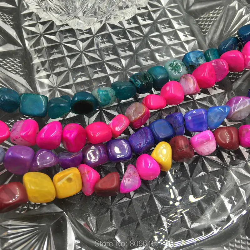 

10-12MM/W 68pcs=2strands different forms Natural Semi-precious Stone Strand Beads Jewelry Loose Beads