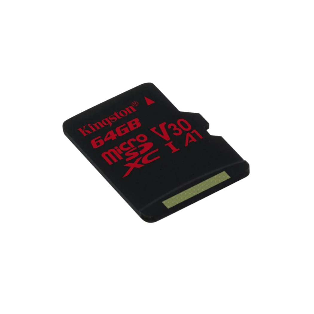 Kingston Технология холст реакцию 64 ГБ MicroSDXC класс 10 UHS I 100 МБ/с. черный красный|Карты