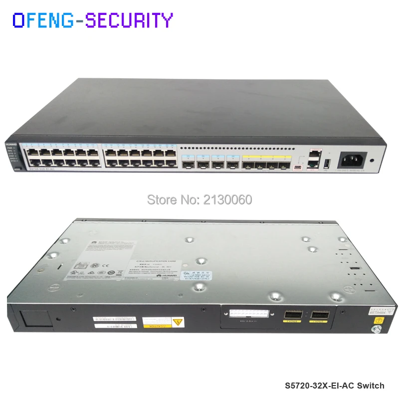 Оригинальный коммутатор Huawei 24 порта с портами sfp S5720 32X EI AC|eis| |