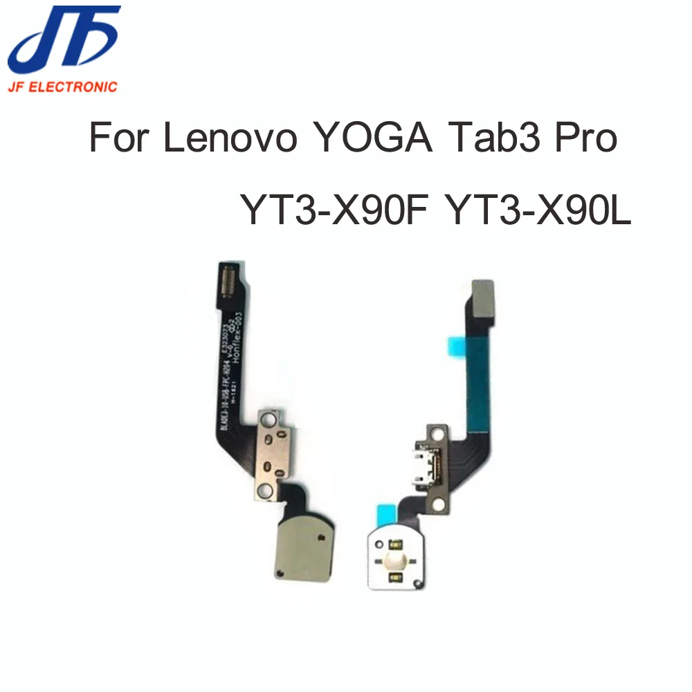 Замена для lenovo Йога Tab 3 Pro YT3-X90F YT3-X90L Мощность Кнопка USB зарядное устройство зарядки разъем док порты и разъёмы Шлейф 10 шт