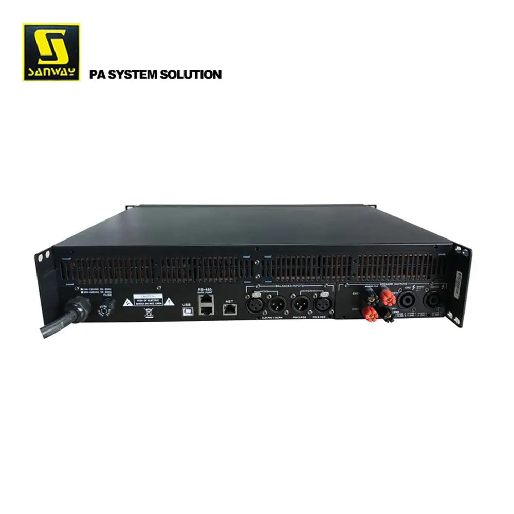 D14 7000 Вт стерео DSP сетевой усилитель мощности с функцией Wi-Fi | Электроника