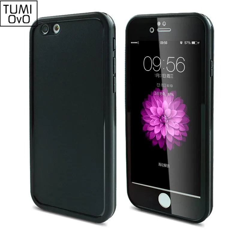 Мягкий силиконовый водонепроницаемый TPU чехол s для iPhone 7 чехол Роскошный 5 5S 6 Plus 360 градусов чехол для iPhone 6S чехол плюс Чехол для телефона s