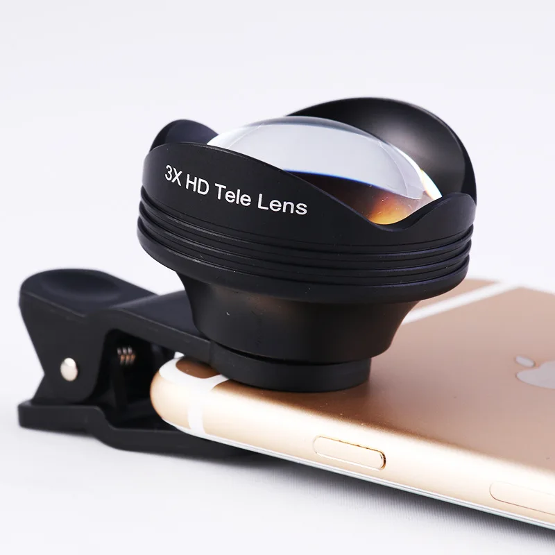 Univesal(Black) Paiaip 1st Gen. 3X телефото телефон Камера объектив фотографии для Iphone 8 XR 7 6s 6 plus samsung S8 S6 S7 край смартфон - Цвет: Univesal(Black)