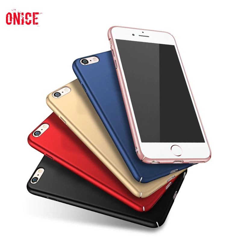 Ультра-тонкий матовый чехол Coque для iPhone 7 Plus Крышка Plus/6/6 S/8 X твёрдый Fundas 6 плюс 32/64/128