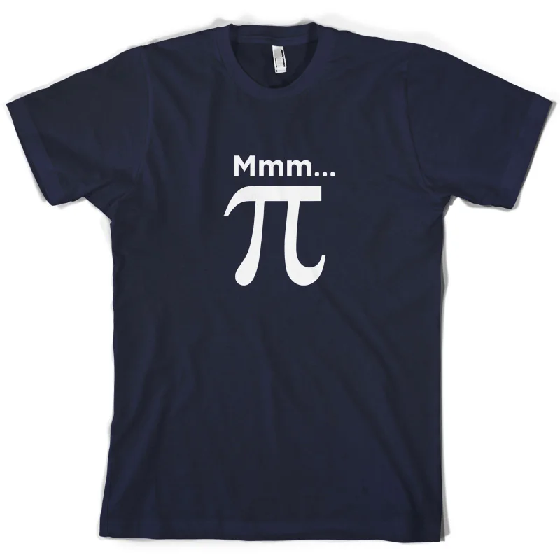Mmm Pi-Мужская футболка-Maths-Geek-Nerd-10 цветов-Бесплатная доставка UK P &amp PMans уникальная