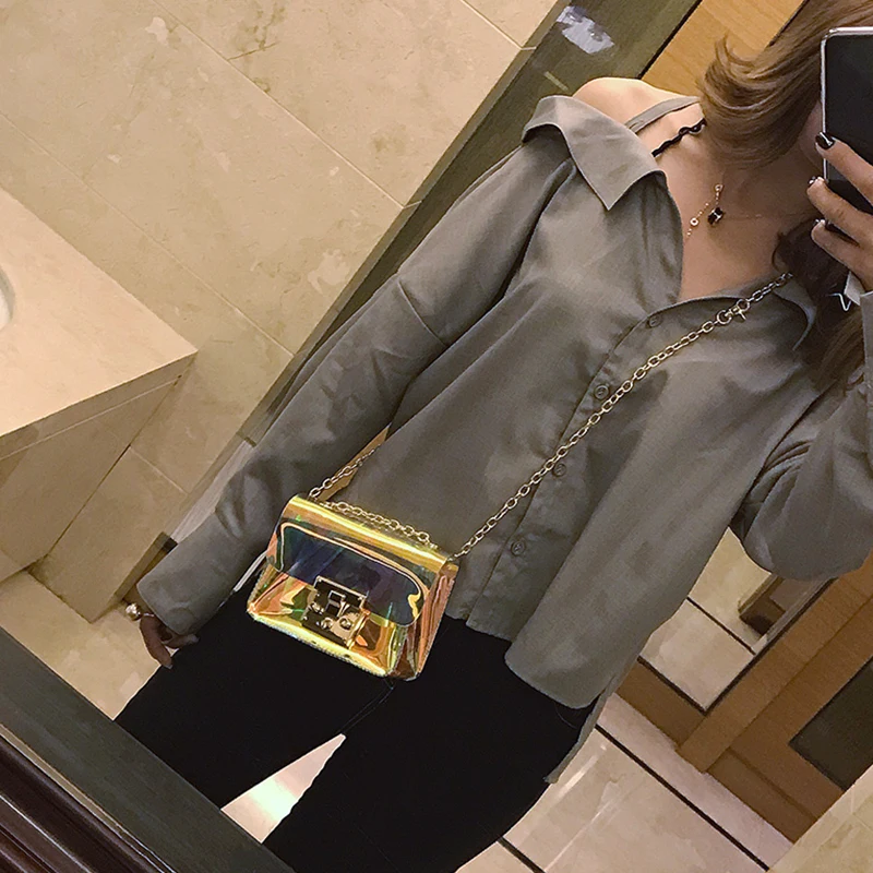 Новинка 2017 года модные женские туфли сумки через плечо для девочек желе сумка