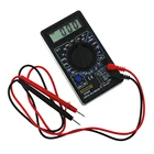 Цифровой мультиметр DT838, тестер с ЖК дисплеем для измерения сопротивления и силы тока, переменный и постоянный ток, P10