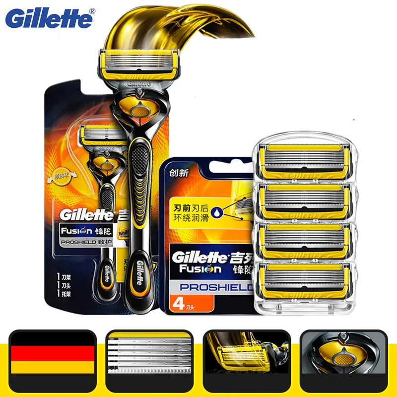Gillette Fusion ProShiled Flexball бритва Для Мужчин's электрическая для лица бритья бороды
