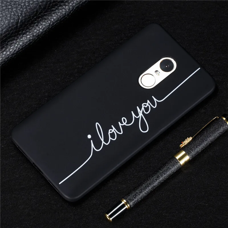 soft case Черный мягкий чехол чехлы на для Xiaomi Redmi note 4X 4 3D простой матовый Силиконовый чехол для телефона на для Сяоми ксиоми Редми Ноут 4Х 4 3 полный Чехол - Цвет: soft case