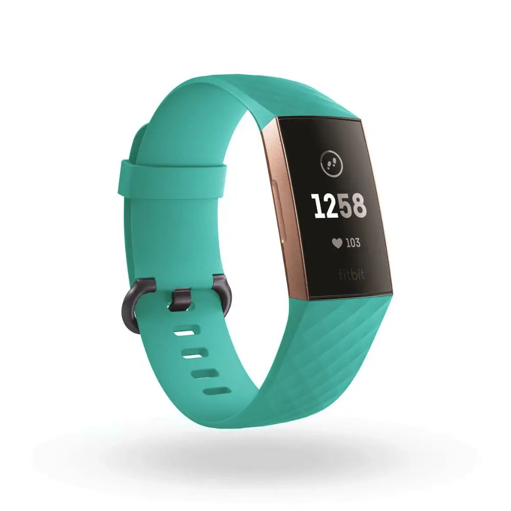 Прочный для ремешка часов для Fitbit Charge 3 ремешок на Fit Bit Charge 3 Charge3 силиконовый ремешок на запястье кожаный поясок браслет аксессуары - Цвет: Mint