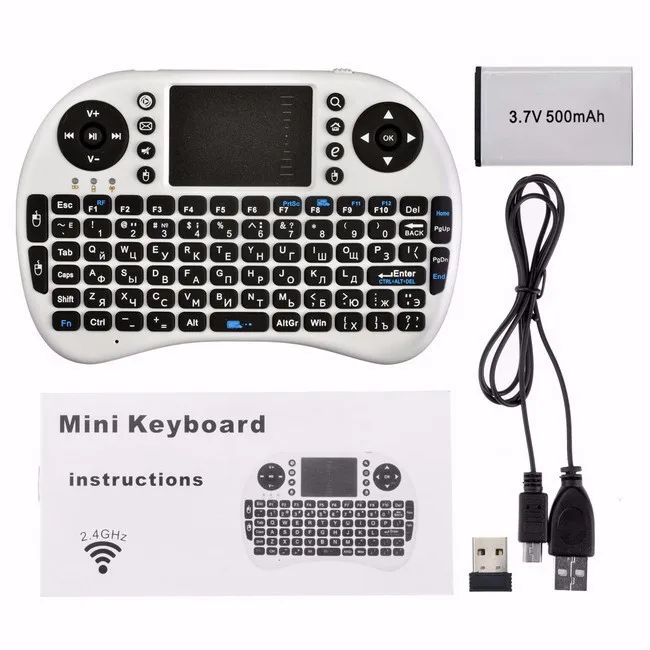 Мини WirelessSmart ТВ Клавиатура 2 4 г Сенсорная панель небольшой