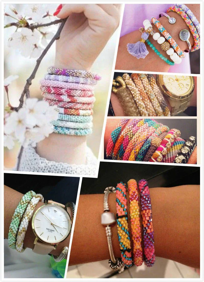 Оптовая продажа 10/100 шт ручной работы браслет хиппи дружбы популярный рулон