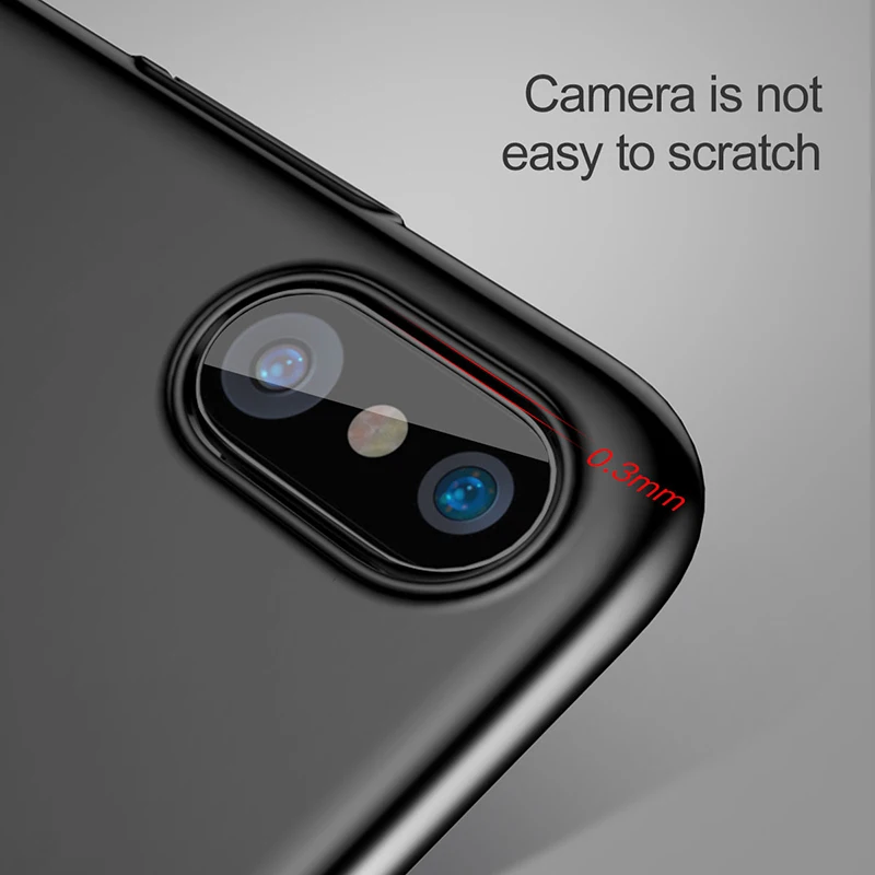 Baseus Ultra thin Protection Case for iPhone X Fashion Anti-fingerprint Phone Apple Silm Back Protective Cover |
