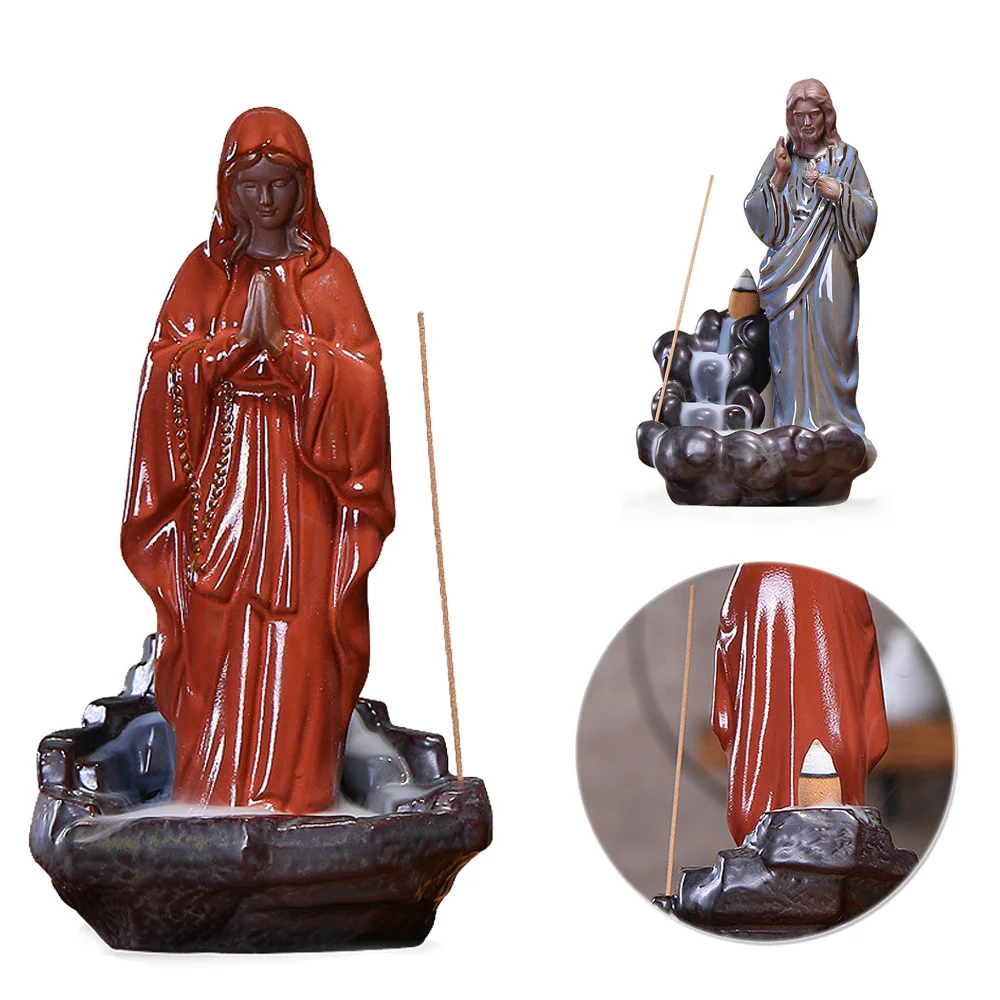 Керамическая курильница с дымом водопад держатель для распространения