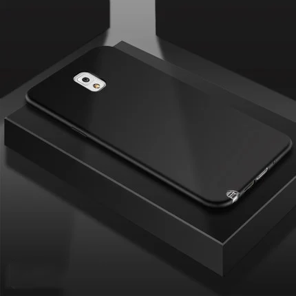 Мягкий силиконовый чехол для samsung Galaxy Note 3, Матовый ТПУ тонкий защитный чехол s для Galaxy Note3 N9008v, чехол - Цвет: Черный
