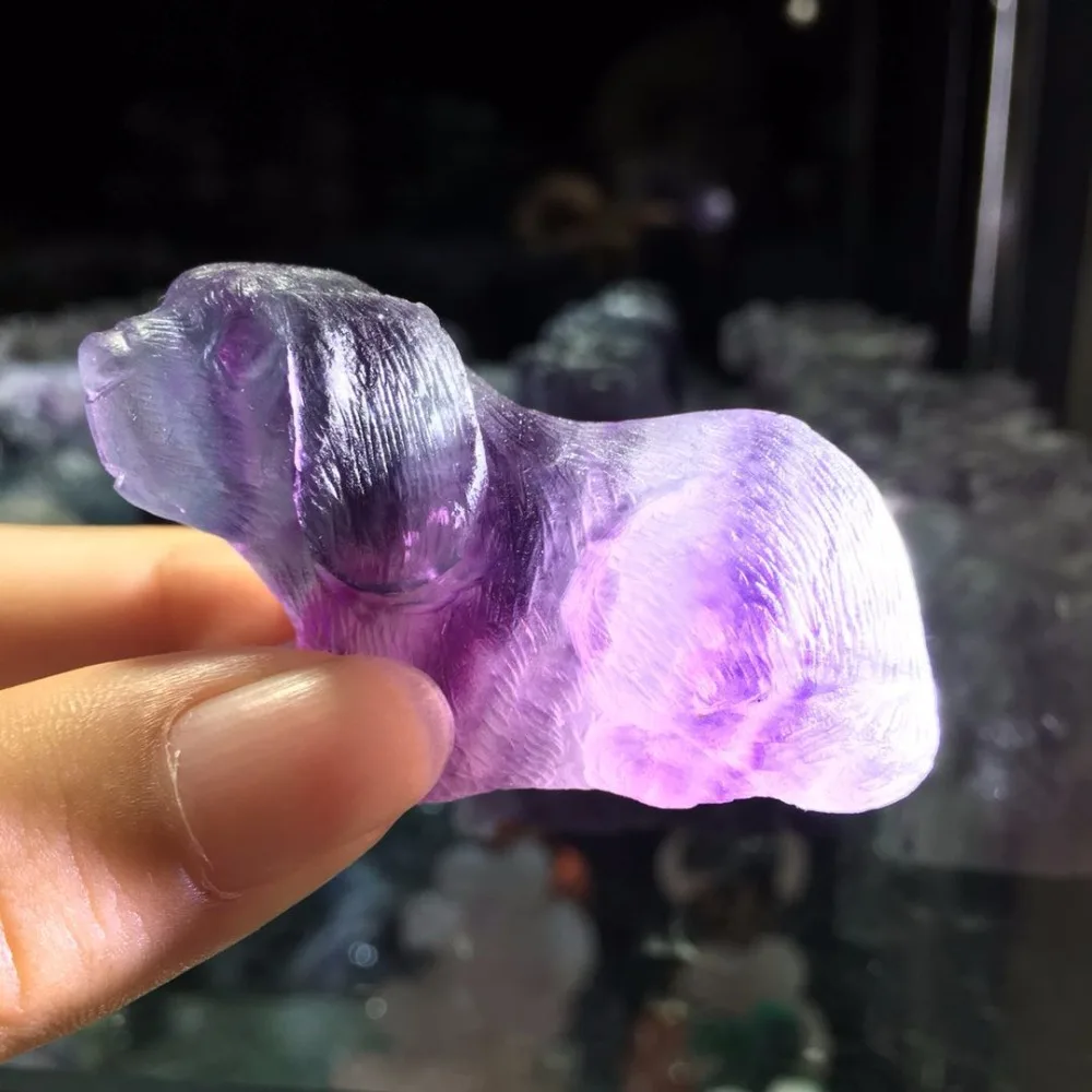 Фигурки из натурального камня Красочная искусственная Хрустальная ремесло