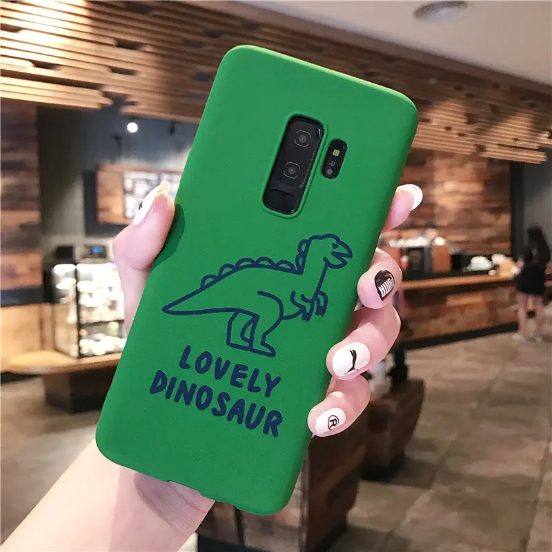 iboann matte Dinosaur soft gel case for samsung galaxy S9 S8 plus S6 S7 edge C5 C7 C9 pro note 3 4 5 8 9 phone cover cases |