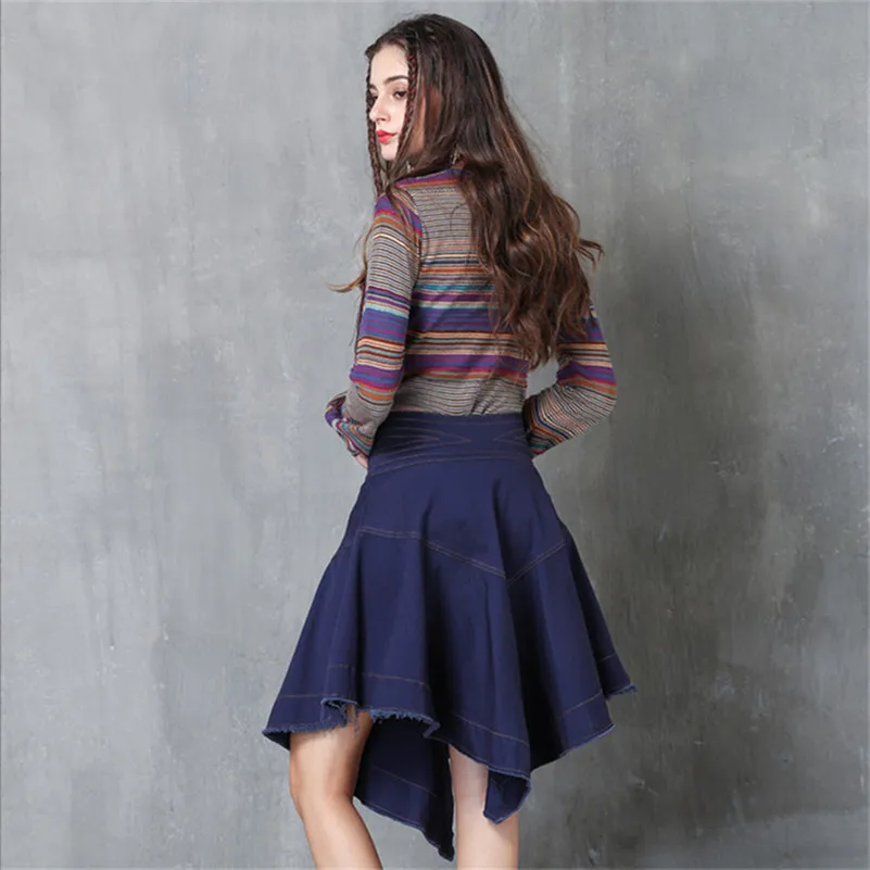 Женская хлопковая Футболка бохо винтажная облегающая футболка с круглым вырезом