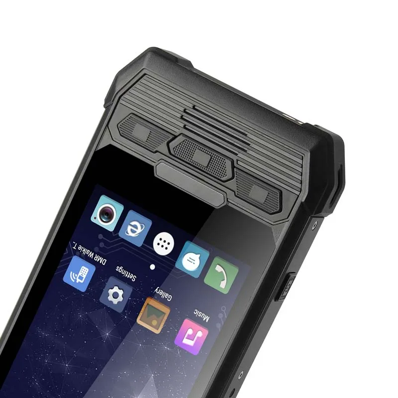 UNIWA P1 4 дюйма 4G LTE мобильный телефон Перчатки Сенсорный IP67 Водонепроницаемый POC двухканальные рации 5 Вт UHF/DMR 3+ 32 Гб мобильный телефон NFC Смартфон SOS