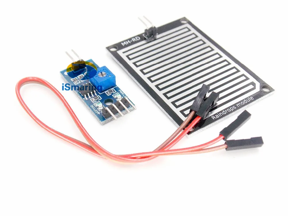 Официальный iSmaring сенсор модуль обнаружения капель воды Raspberry PiDiy RC игрушечный