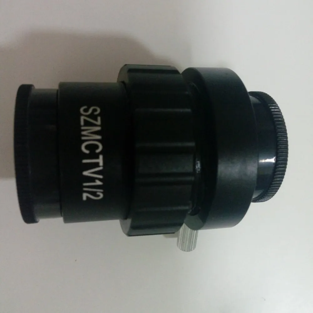 Низкая цена 0.5X C-Mount Переходники объективов 1/2 ctv адаптер для SZM Тринокулярный Стерео микроскоп Камера Аксессуары;