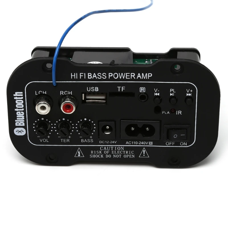 1 комплект Автомобильный Bluetooth Сабвуфер 25 Вт Hi Fi басовый усилитель плата аудио TF USB