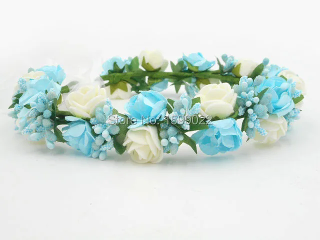 Повязка для волос с цветами розы короной и ягодами|bridal hairband|hairband bridalcrown crown |