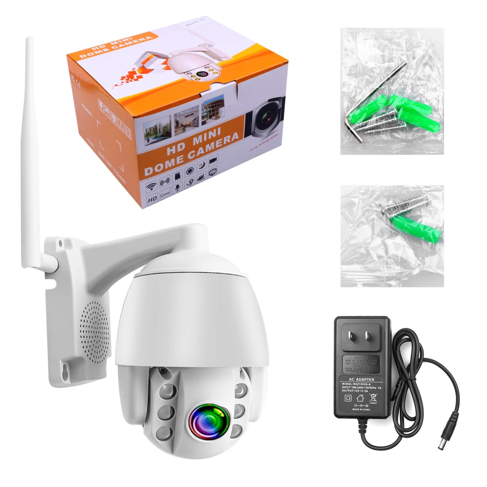 Kebidumei IP камера безопасности 1080P HD 5X Zoom Мини скоростная купольная уличная