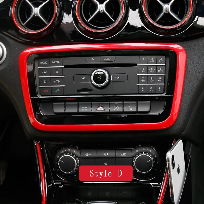 Для mercedes cla w117 mercedes cla amg mercedes gla x156 amg cla 200 аксессуары benz cla 250 gla amg CD панель управления отделка