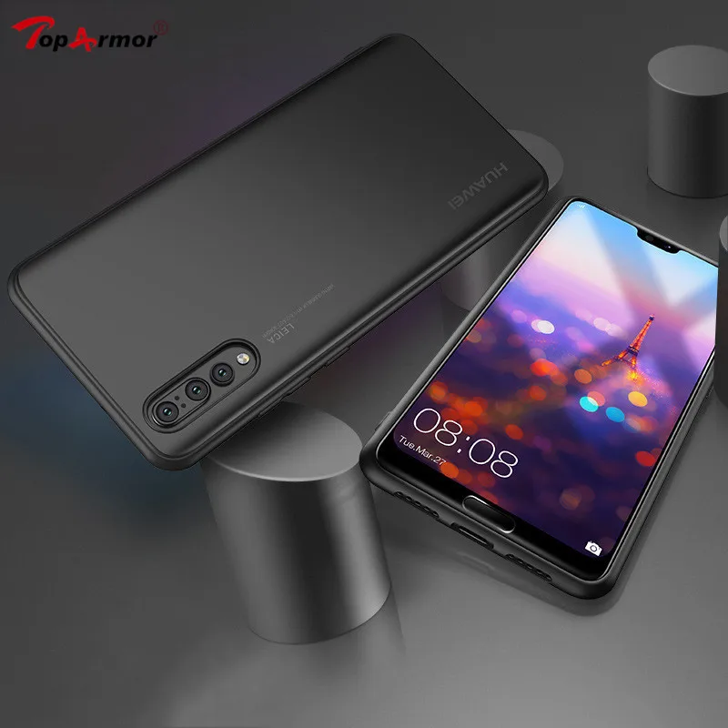 Матовый Мягкий термополиуретан силиконовый чехол бампер для Huawei P8 P9 P10 P20 Lite Pro Enjoy